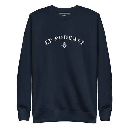 EP Podcast Navy Premium Sweatshirt